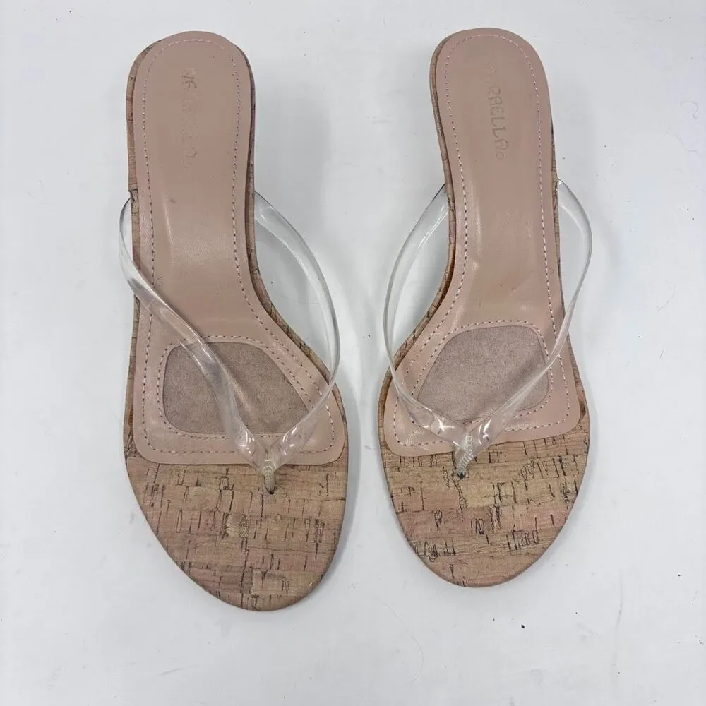Marbella Cork Wedge Sandals size 10